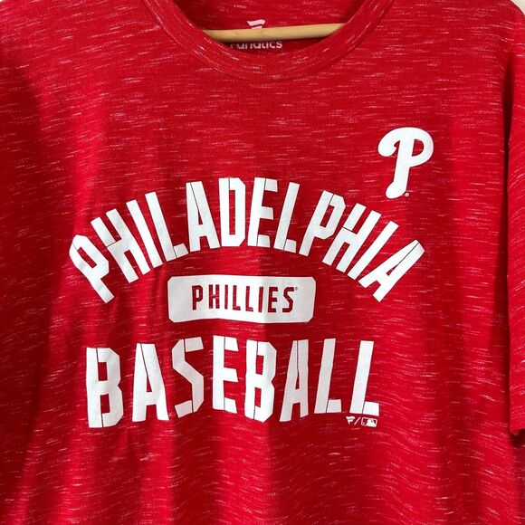 Phillies Baseball Philadelphia Fanatics T-Shirt Red Size Large L - Picture 3 of 6